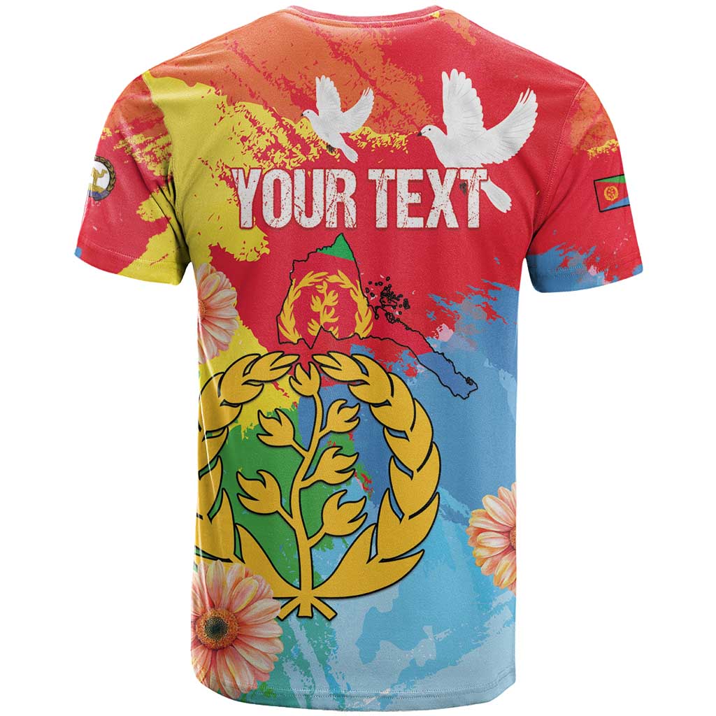 Personalised Eritrea Independence Day T-Shirt Grunge Style Graphic Tee