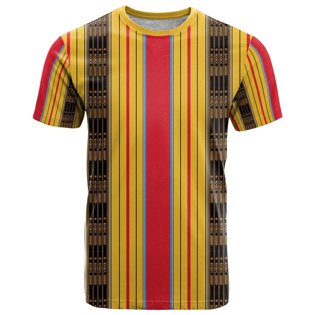 Eritrea Traditional Saho T-Shirt Mix Tilet Pattern Graphic Tee