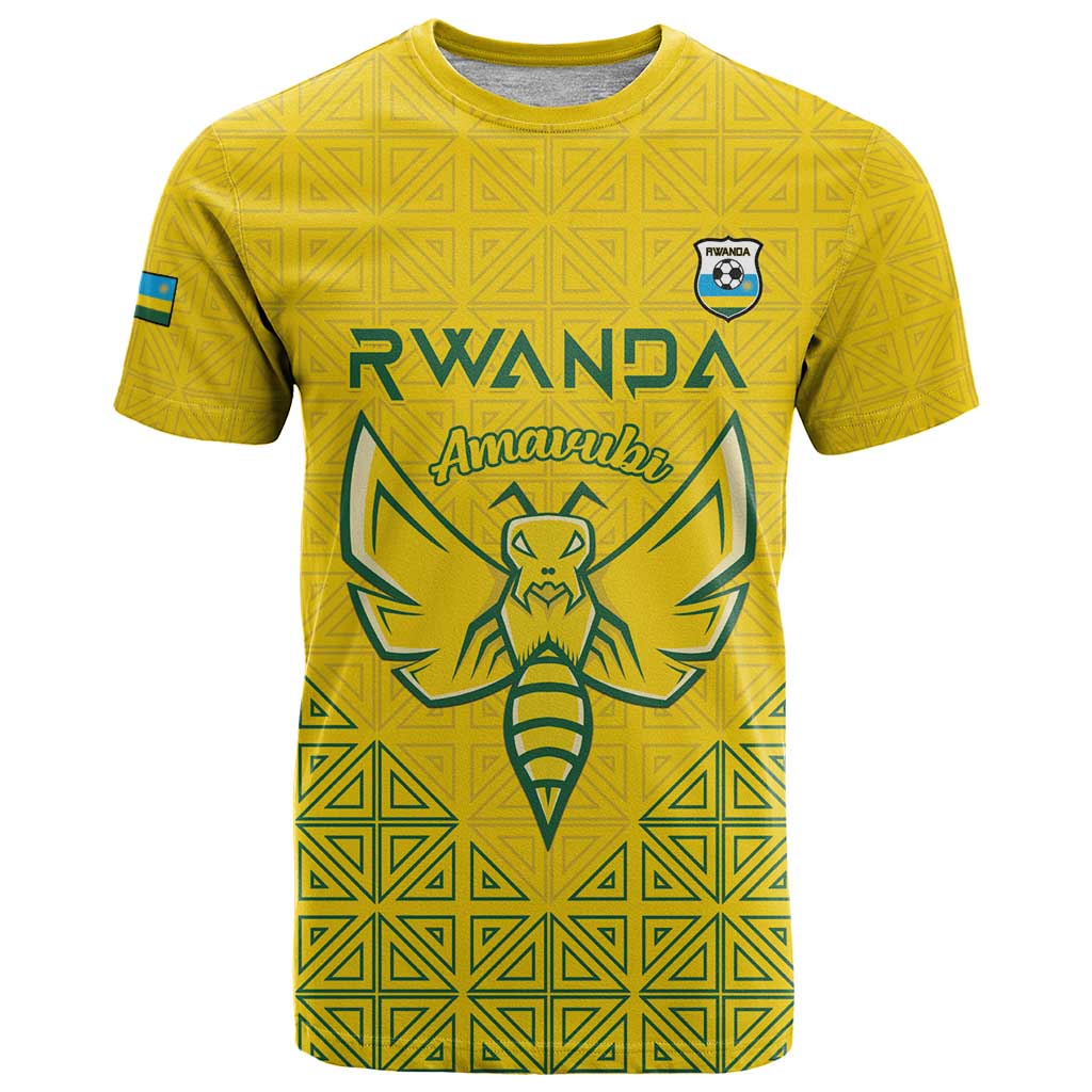Custom Rwanda Football T-Shirt Amavubi Oyeee! Graphic Tee