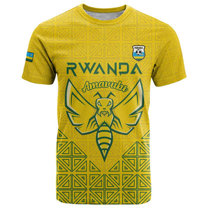 Custom Rwanda Football T-Shirt Amavubi Oyeee! Graphic Tee