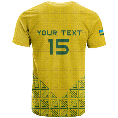 Custom Rwanda Football T-Shirt Amavubi Oyeee! Graphic Tee