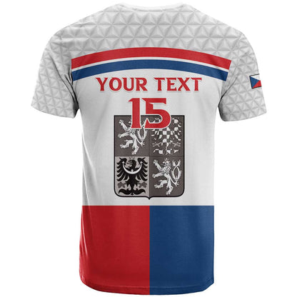 Custom Czech Hockey T-Shirt Go Cesko Graphic Tee