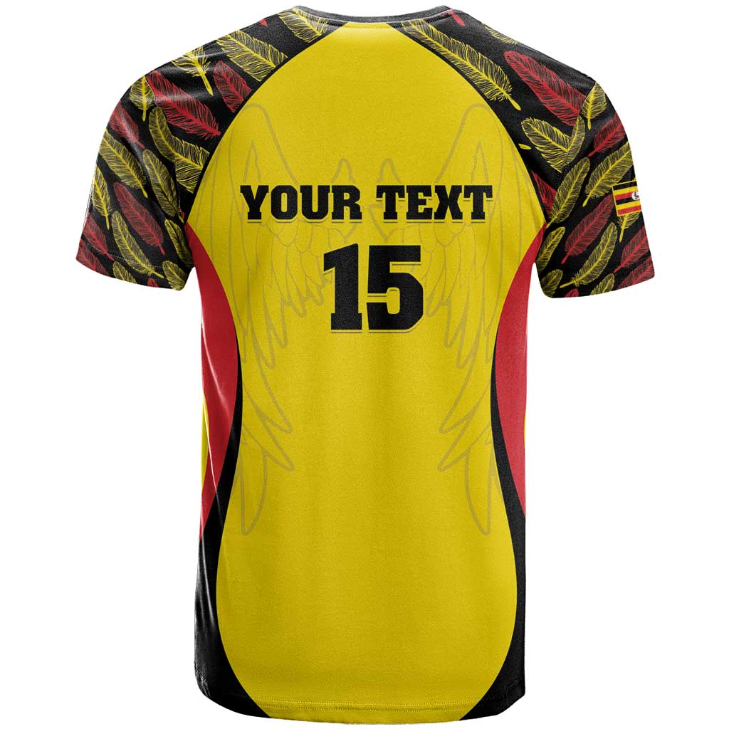 Custom Uganda Cricket T-Shirt Go Cricket Cranes Graphic Tee