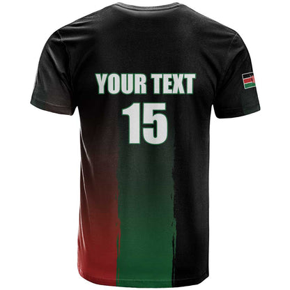 Custom Kenya Cricket T-Shirt Go Simbas Go Graphic Tee