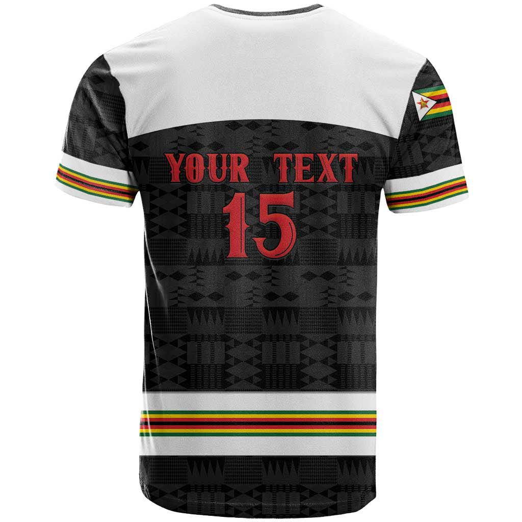 Custom Hockey Zimbabwe T-Shirt Go Champions Graphic Tee