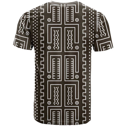 Mali Mud Cloth T-Shirt Bogolanfini Pattern Graphic Tee
