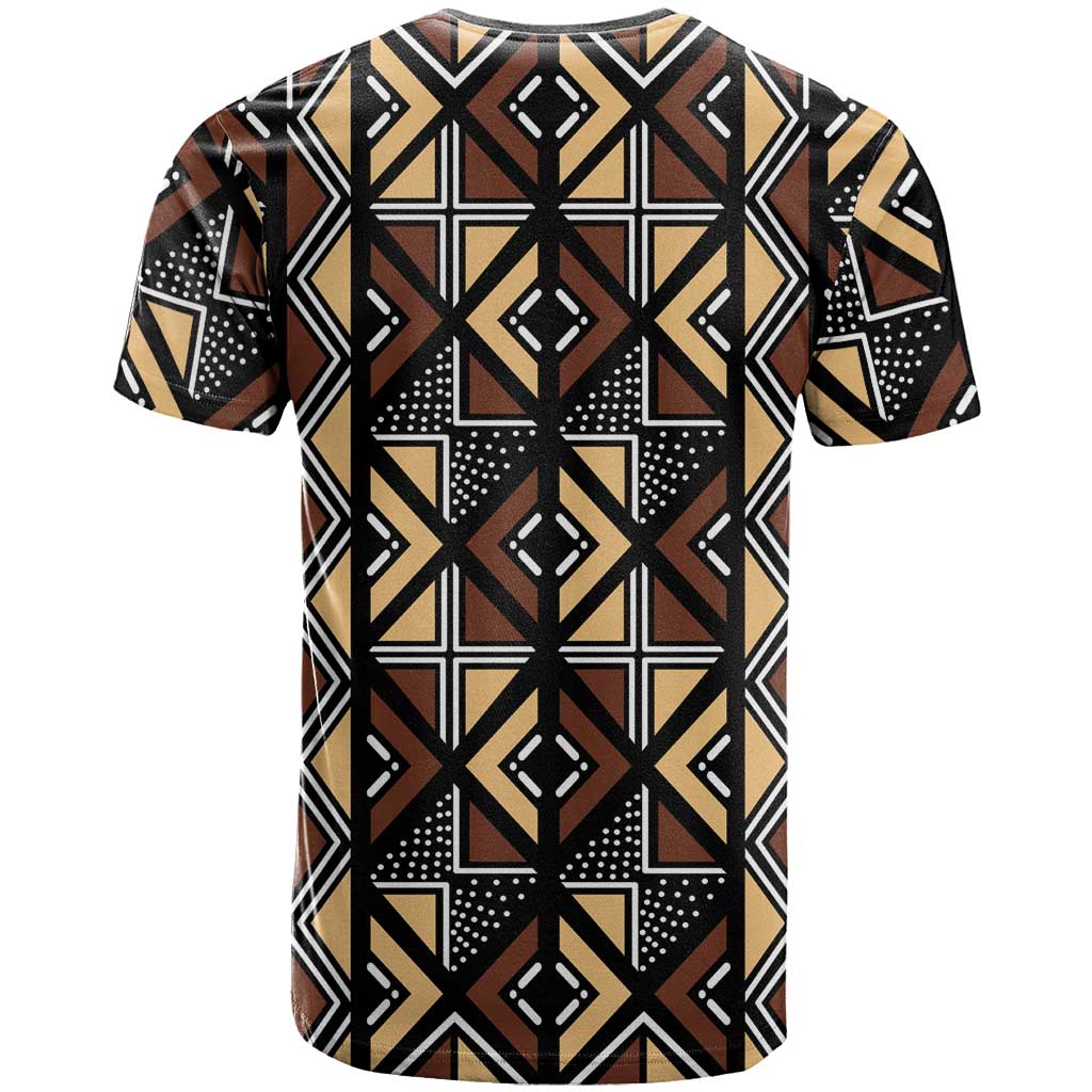 Mali Mud Cloth Legacy Pattern T-Shirt Ethnic Geometry Style Graphic Tee