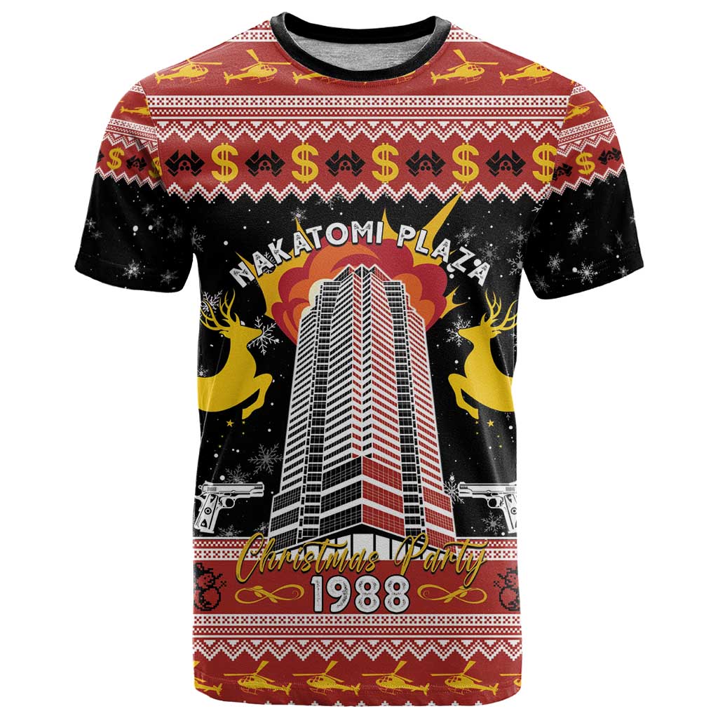 Personalized Nakatomi Plaza T-Shirt Christmas Party 1988 Graphic Tee