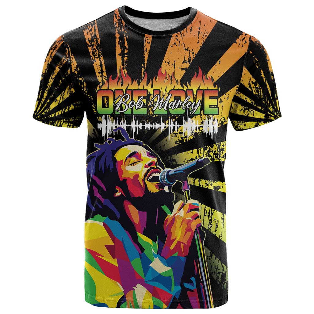 Reggae Legend Bob T-Shirt Grunge Style Graphic Tee