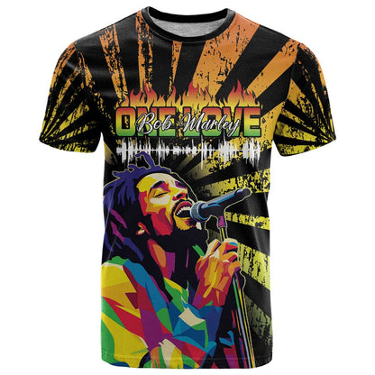 Reggae Legend Bob T-Shirt Grunge Style Graphic Tee
