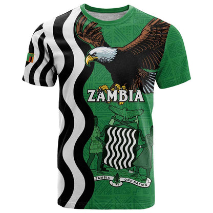 Zambia T-Shirt One Zambia One Nation Graphic Tee