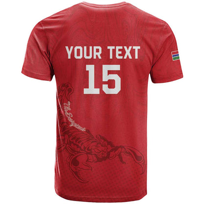 Custom Gambia Football T-Shirt Go Scorpions Go Graphic Tee