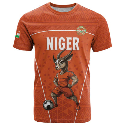 Custom Niger Football T-Shirt Allez les Menas On Va Gagner Graphic Tee