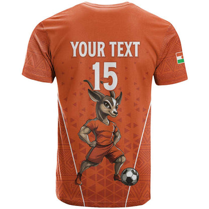 Custom Niger Football T-Shirt Allez les Menas On Va Gagner Graphic Tee