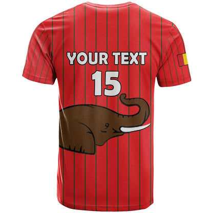 Custom Guinea Football T-Shirt Allez Syli National Graphic Tee