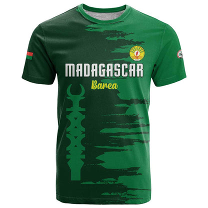 Custom Madagascar Football T-Shirt Go Barea Graphic Tee