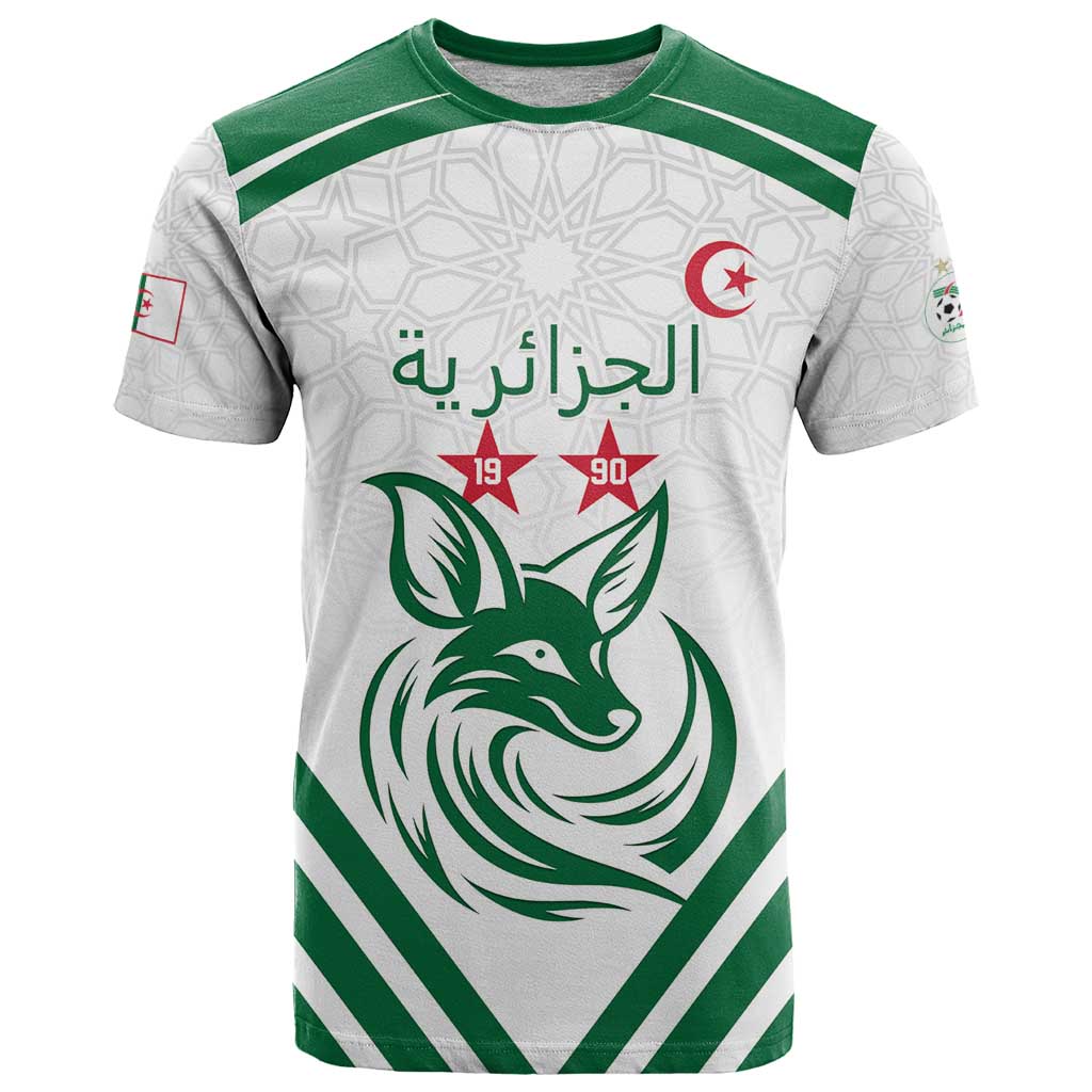 Custom Algeria Football T-Shirt Go Fennecs Go Graphic Tee