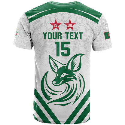 Custom Algeria Football T-Shirt Go Fennecs Go Graphic Tee