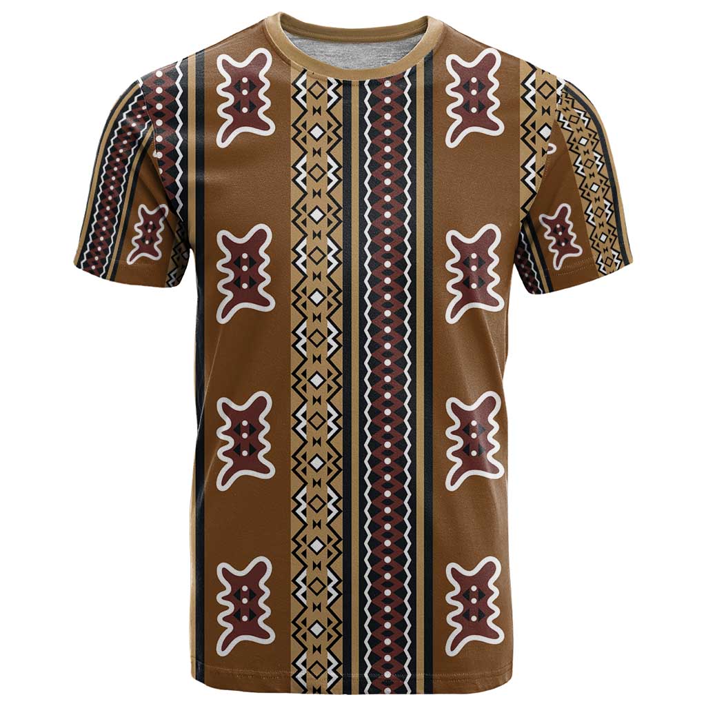 Mali Bologan Mud Cloth Pattern T-Shirt Graphic Tee
