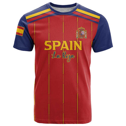 Custom Spain Football 2026 T-Shirt Go Champions La Roja Graphic Tee