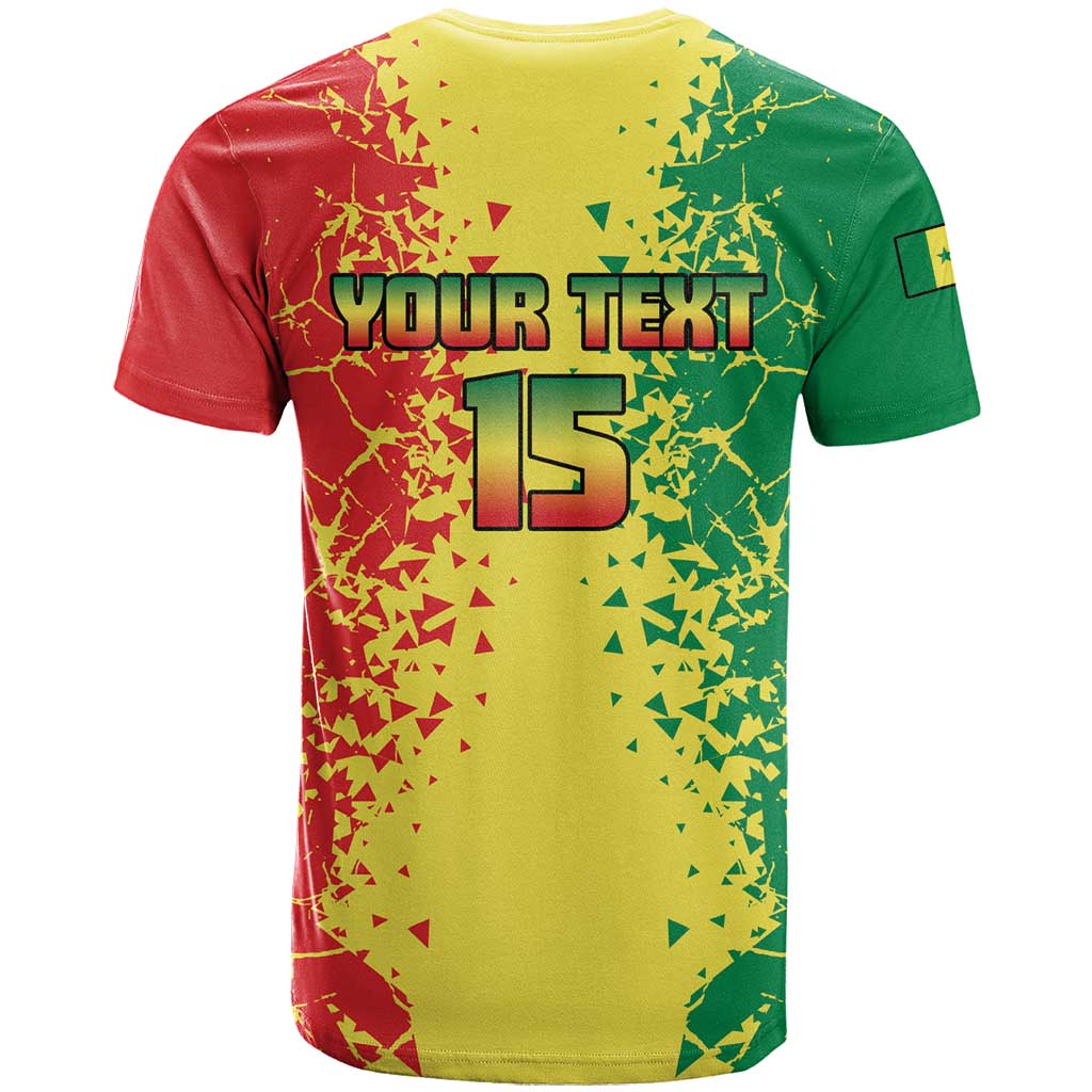 Custom Senegal Football T-Shirt We Are the Champions Graphic Tee