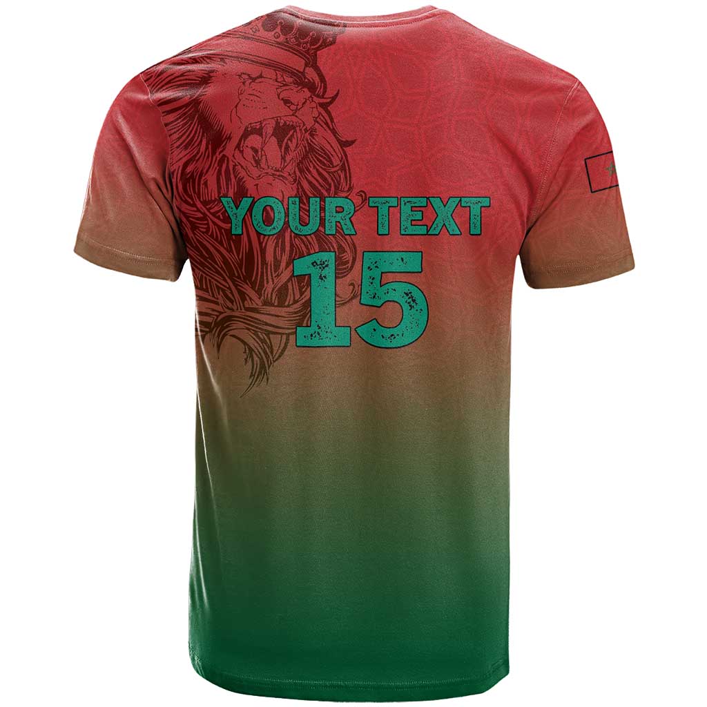 Custom Morocco Football T-Shirt 2025 Victory Is Ours Graphic Tee