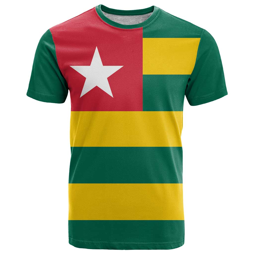 Togo Country Flag T-Shirt Togolese Independence Graphic Tee