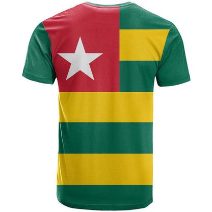 Togo Country Flag T-Shirt Togolese Independence Graphic Tee
