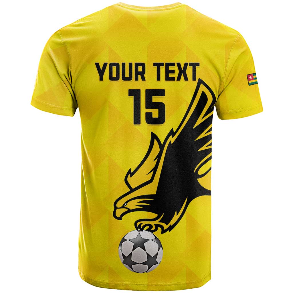 Custom Togo Football T-Shirt Come On Les Eperviers Graphic Tee