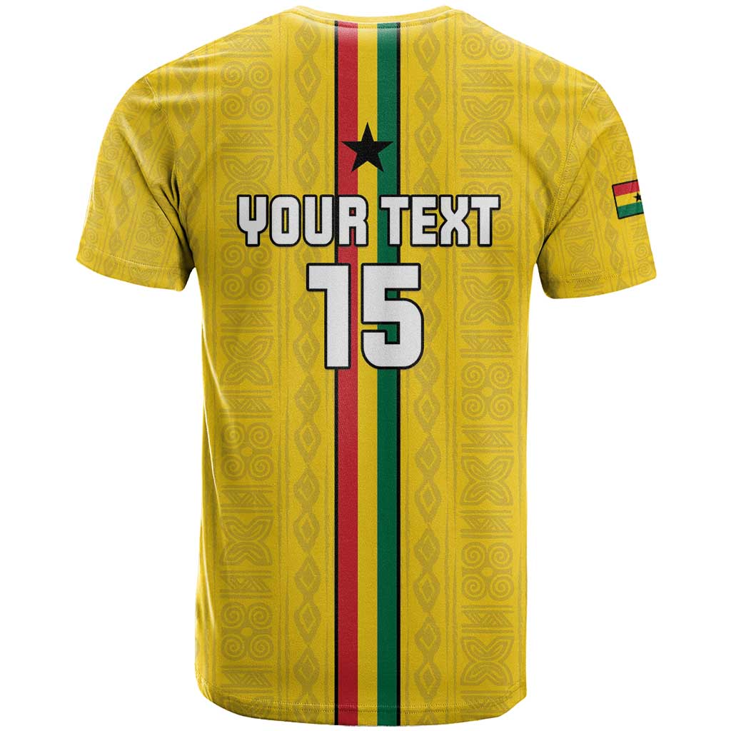 Custom Ghana Football T-Shirt Go Black Stars Go Graphic Tee