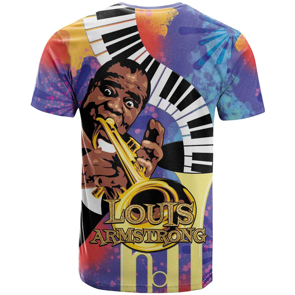 Satchmofest T-Shirt King Of Jazz What a Wonderful World Graphic Tee