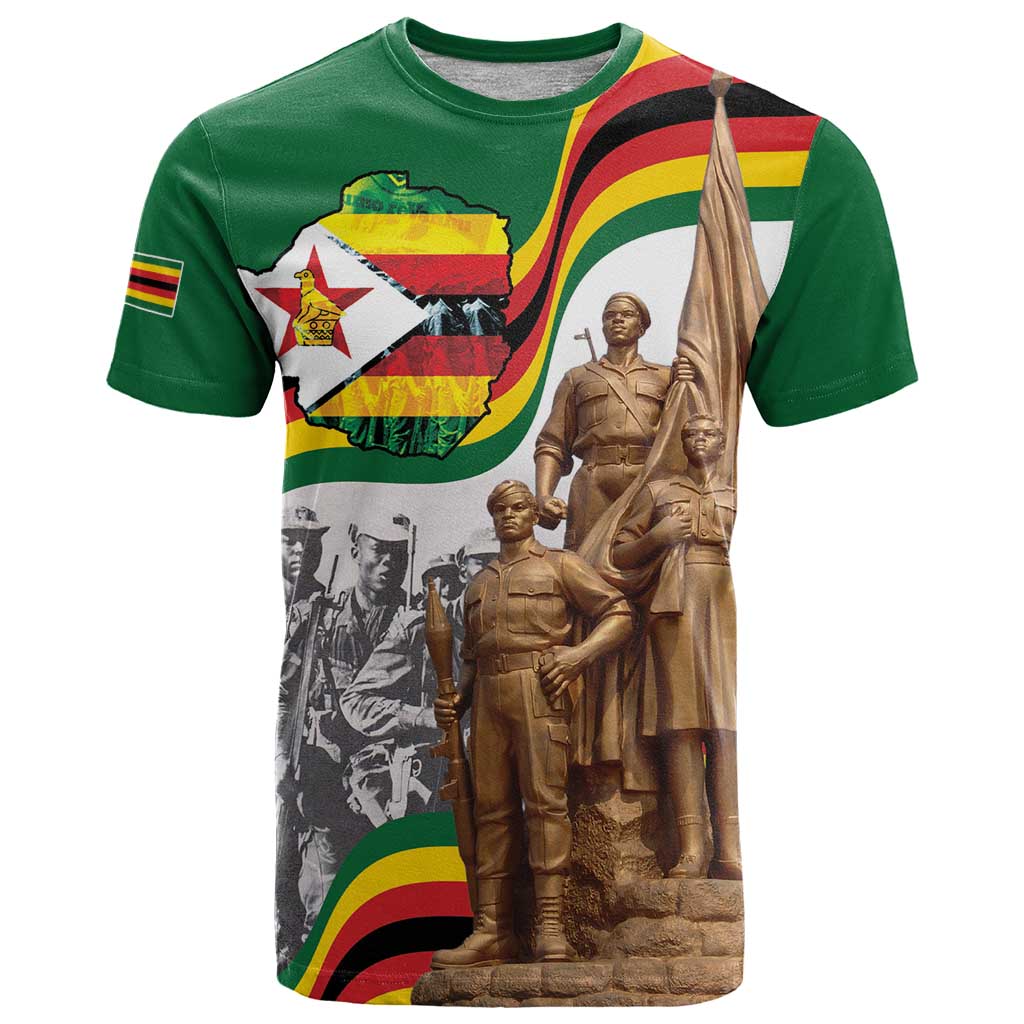 Happy Heroes Day Zimbabwe T-Shirt Lest We Forget Graphic Tee