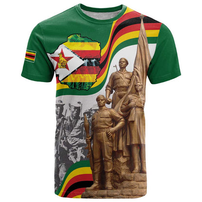 Happy Heroes Day Zimbabwe T-Shirt Lest We Forget Graphic Tee