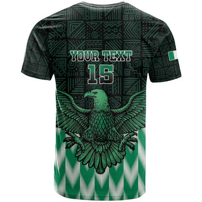 Custom Nigeria Football T-Shirt Go Super Eagles Sporty Style Graphic Tee
