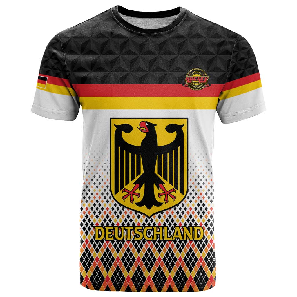 Custom Germany Hockey T-Shirt Go Trager der Adler Graphic Tee