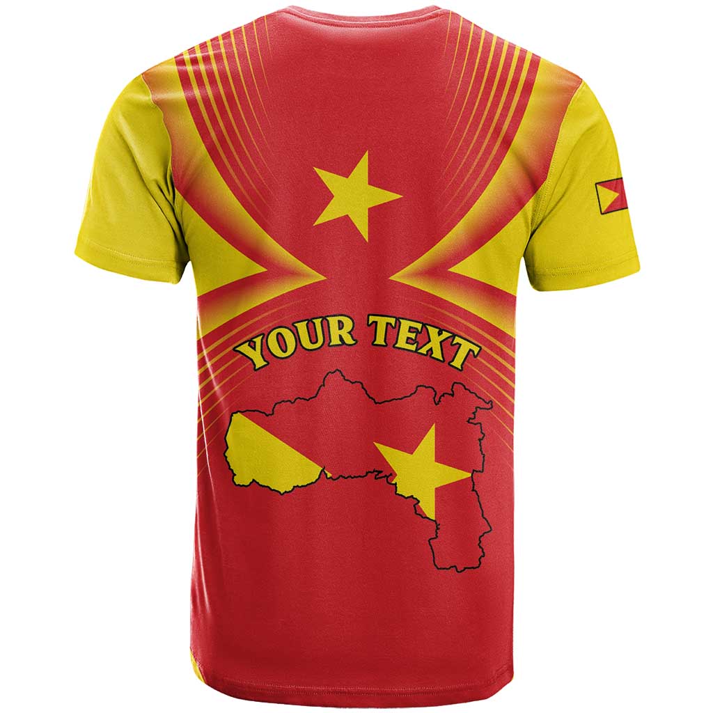 Personalized Ethiopia Tigray Region T-Shirt Coat Of Arms With Map Graphic Tee