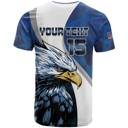 Custom Namibia Cricket T-Shirt Go Champions Graphic Tee
