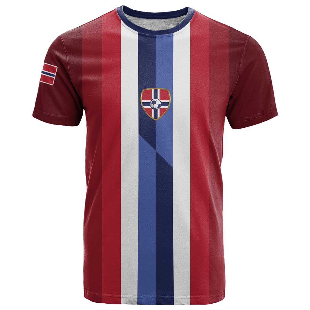 Custom Norway Football 2026 T-Shirt Road To Champions Graphic Tee