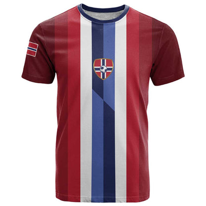 Custom Norway Football 2026 T-Shirt Road To Champions Graphic Tee
