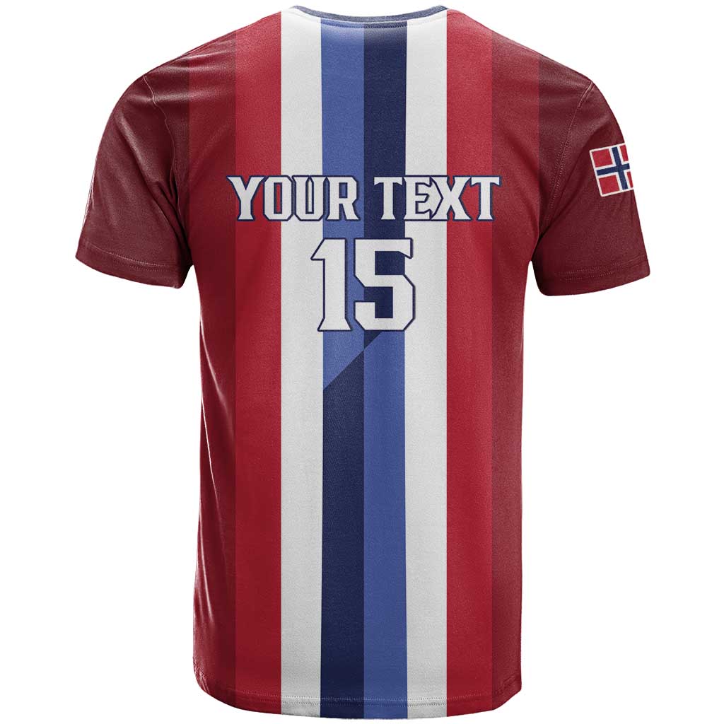 Custom Norway Football 2026 T-Shirt Road To Champions Graphic Tee