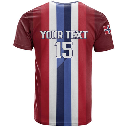 Custom Norway Football 2026 T-Shirt Road To Champions Graphic Tee