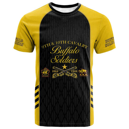 Personalized Buffalo Soldiers T-Shirt 9th & 10th Cavalry Regiment Graphic Tee