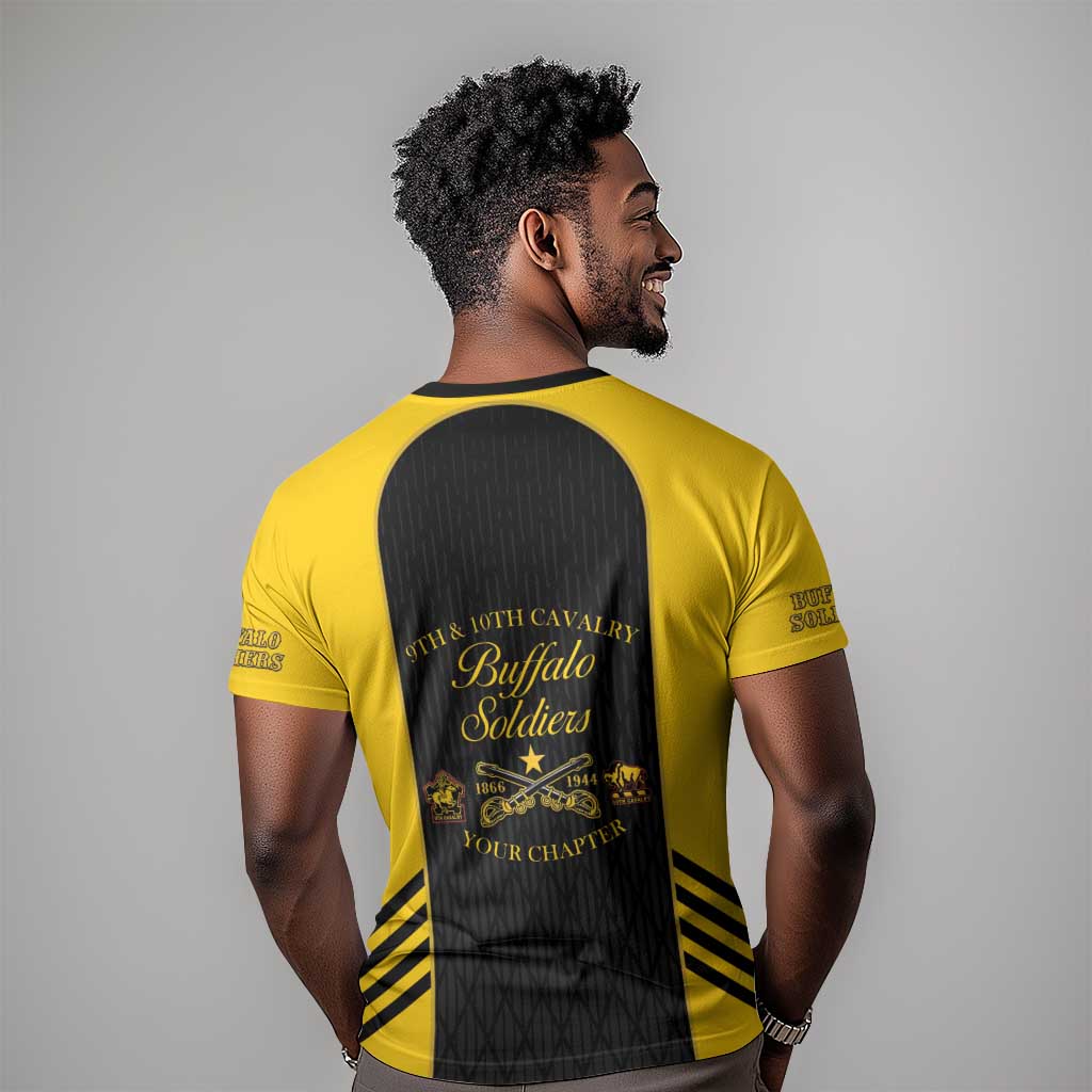 Personalized Buffalo Soldiers T-Shirt 9th & 10th Cavalry Regiment Graphic Tee