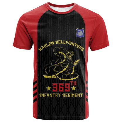 Personalized Harlem Hellfighters T-Shirt 369th Infantry Regiment Legacy Graphic Tee