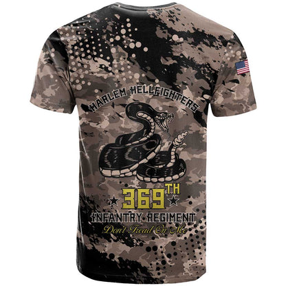 Harlem Hellfighters 369th Infantry Regiment Legacy T-Shirt God Damn Lets Go Graphic Tee