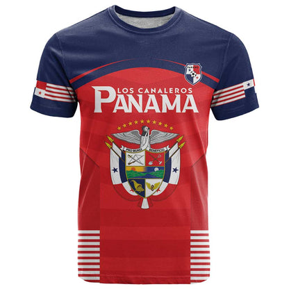 Custom Panama Football T-Shirt Go Los Canaleros Go Graphic Tee