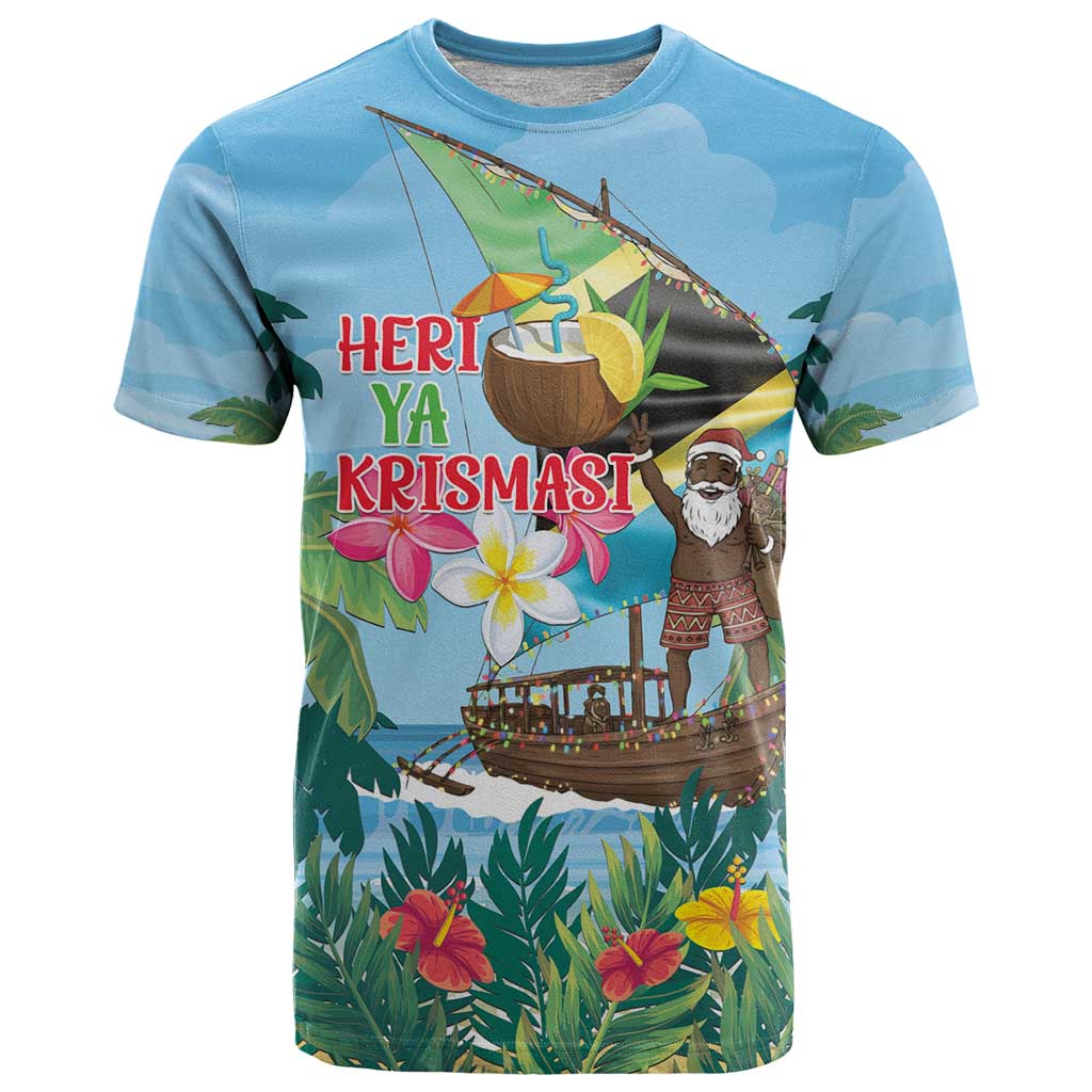 Tanzania Christmas T-Shirt Heri ya Krismasi Graphic Tee