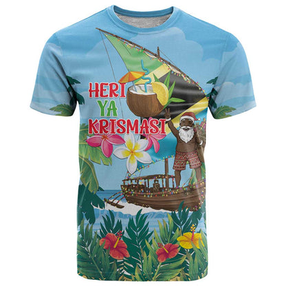 Tanzania Christmas T-Shirt Heri ya Krismasi Graphic Tee