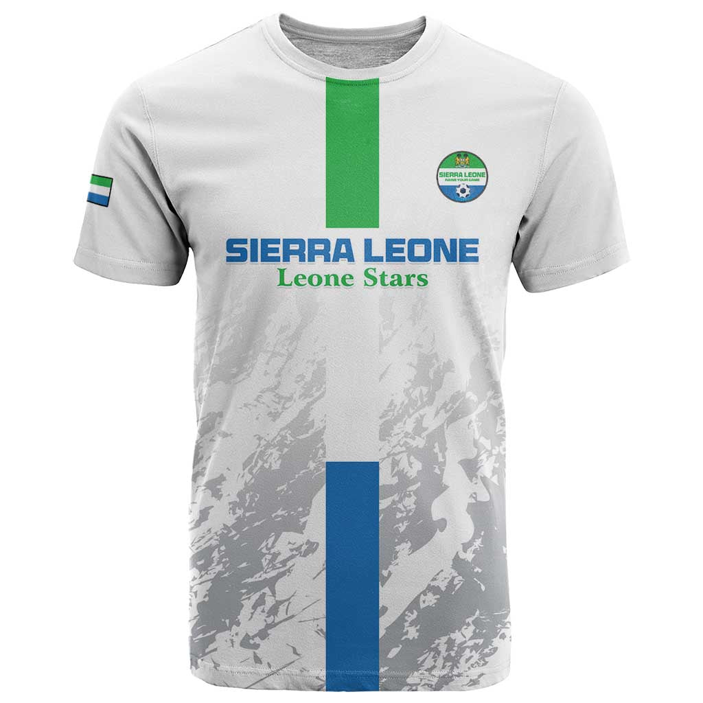 Custom Sierra Leone Football T-Shirt Go Leone Stars Graphic Tee