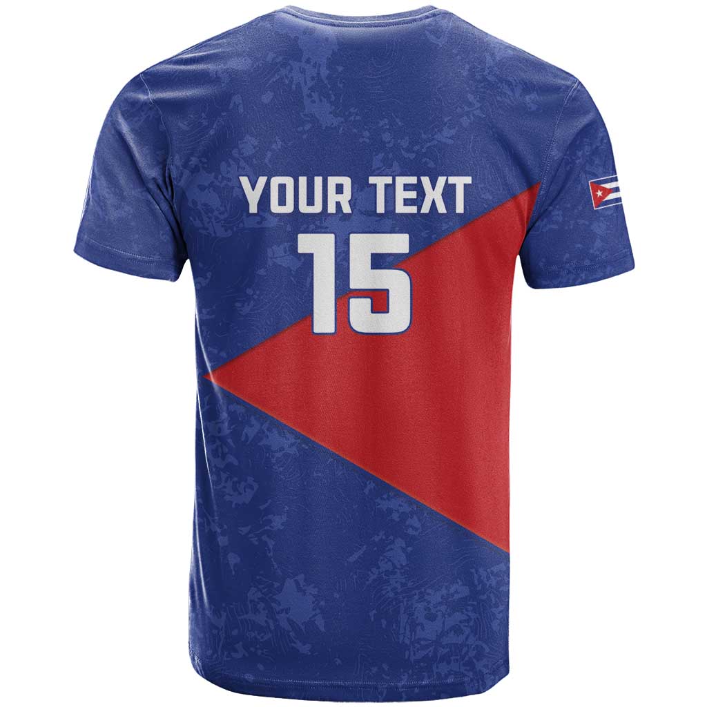 Custom Cuba Basketball T-Shirt Flag Style Graphic Tee